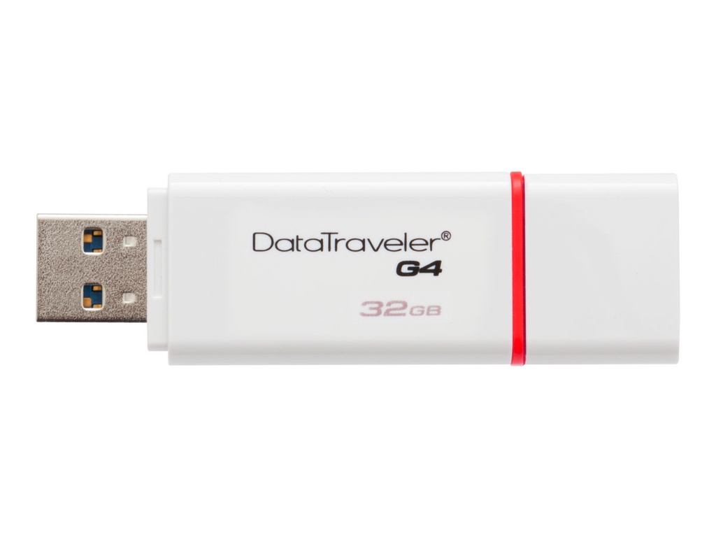 Kingston DataTraveler G4 - Unidad flash USB - 32 GB - USB 3.0 - rojo