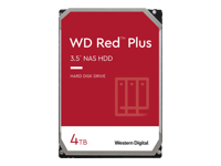 WD Red Plus NAS Hard Drive WD40EFRX - Disco duro - 4 TB - interno - 3.5" - SATA 6Gb/s - búfer: 64 MB - para My Cloud EX2; EX4