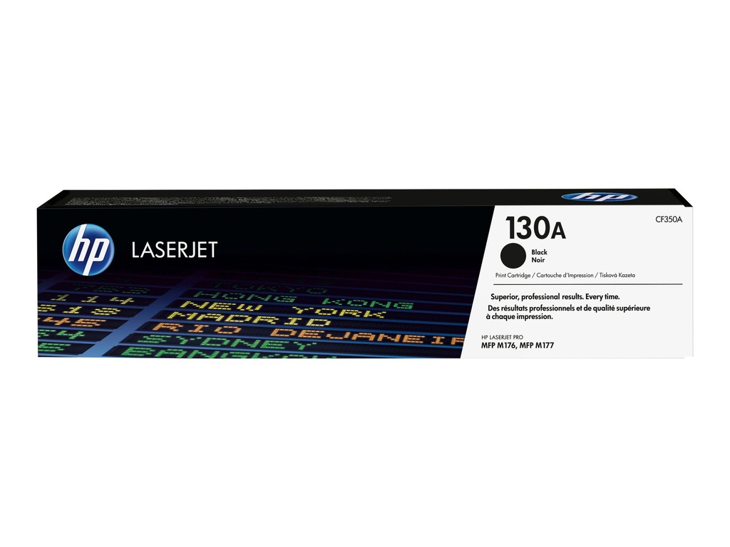HP 130A - Negro - original - LaserJet - cartucho de tóner (CF350A) - para Color LaserJet Pro MFP M176n, MFP M177fw