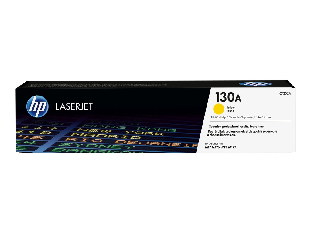 HP 130A - Amarillo - original - LaserJet - cartucho de tóner (CF352A) - para Color LaserJet Pro MFP M176n, MFP M177fw