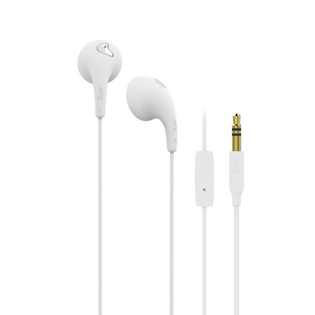 iLuv - Ear-bud - Mic and Remote White