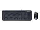 Microsoft Wired Desktop 600 - Juego de teclado y ratón - USB - QWERTY - EE. UU. - negro