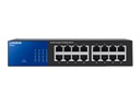 Linksys SE3016 - Conmutador  - sin gestionar - 16 x 10/100/1000 - sobremesa, - 2 años de garantía 