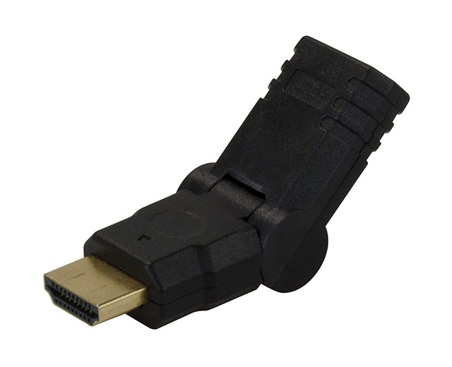 Xtech - Display adapter - 19 pin HDMI Type A - 19 pin HDMI Type A - fem - male - pivot