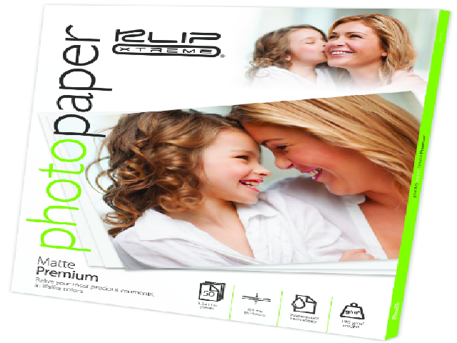 Klip Xtreme KPA-530 - Papel fotográfico - Papel fotográfico mate - Inyección de tinta - 50 hoja(s) - Premium 8.5x11in