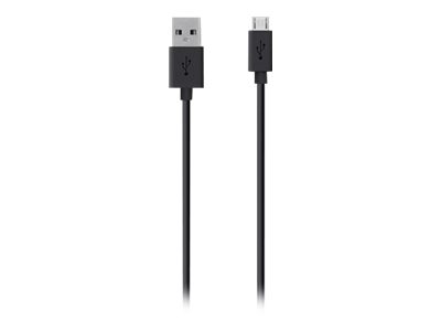 Belkin MIXIT - Cable USB - 4 PIN USB tipo A (M) - Micro USB de tipo B de 5 patillas (M) - 1.22 m - negro