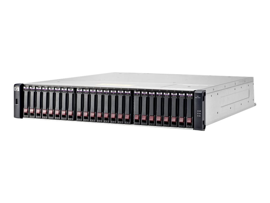 HPE Modular Smart Array 1040 Dual Controller SFF Storage - Orden unidad de disco duro - 8Gb Fibre Channel (externo) - montaje en bastidor - 2U