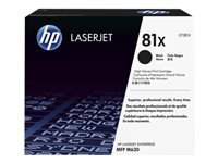 HP 81X - Alto rendimiento - negro - original - LaserJet - cartucho de tóner (CF281X) - para LaserJet Enterprise MFP M630; LaserJet Enterprise Flow MFP M630