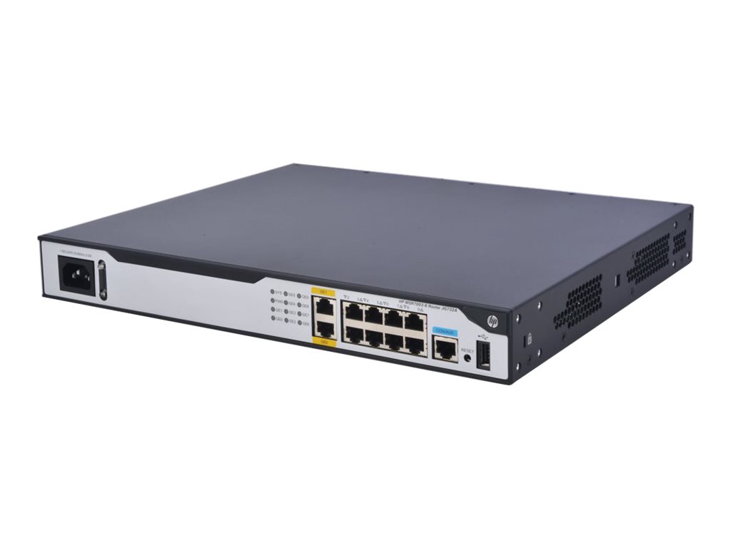 HPE MSR1002-4 - Router - conmutador de 4 puertos - GigE - montaje en rack