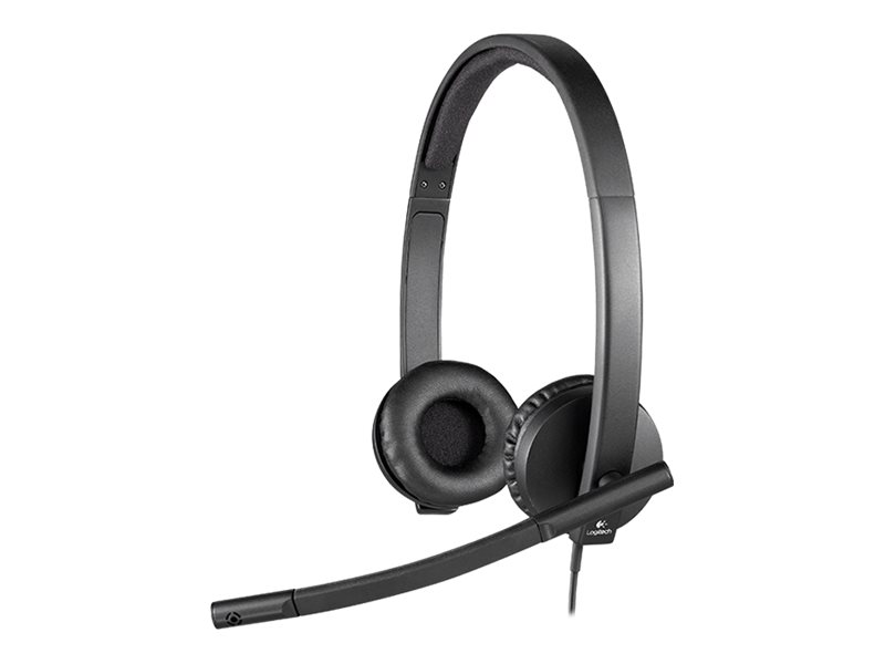 Logitech USB Headset H570e - Auricular - en oreja - cableado - USB