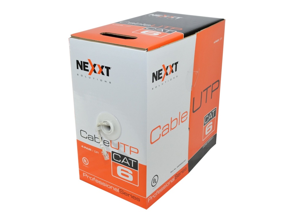 Nexxt - Cable al por mayor - 305 m - UTP - CAT 6 - sin halógenos, sólido - gris