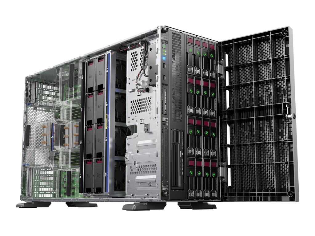 HPE ProLiant ML350 Gen9 Performance - Servidor - torre - 5U - 2 vías - 2 x Xeon E5-2650V3 / 2.3 GHz - RAM 32 GB - SAS - hot-swap 2.5" bahía(s) - sin disco duro - Matrox G200 - GigE - monitor: ninguno