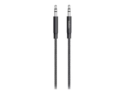 Belkin MIXIT Aux Cable - Cable de audio - micrófono estéreo 3,5 mm (M) a micrófono estéreo 3,5 mm (M) - 1.22 m - negro