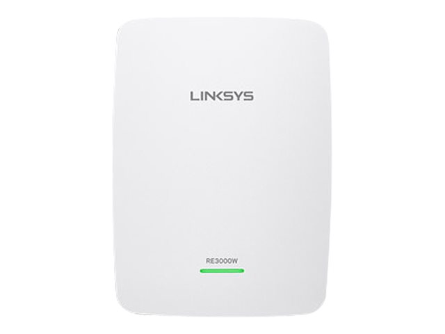 Linksys Wireless-N Range Extender RE3000W - N300 Mbps - Extensor de rango Wi-Fi - 802.11b/g/n - 2.4 GHz - Puerto 10/100 - Fácil configuración - Spot Fnder - 2 años de garantía 