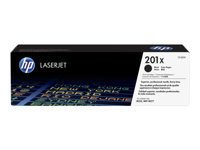 HP 201X - Alto rendimiento - negro - original - LaserJet - cartucho de tóner (CF400X) - para Color LaserJet Pro M252dn, M252dw, M252n, MFP M274n, MFP M277c6, MFP M277dw, MFP M277n