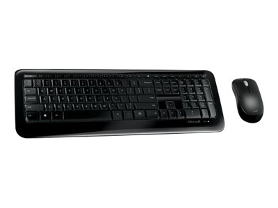 Microsoft Wireless Desktop 850 - Juego de teclado y ratón - inalámbrico - 2.4 GHz - QWERTY - EE. UU. - negro