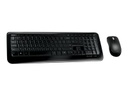 Microsoft Wireless Desktop 850 - Juego de teclado y ratón - inalámbrico - 2.4 GHz - QWERTY - EE. UU. - negro