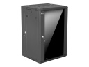 Nexxt Solutions SKD - Armario - instalable en pared - negro - 18U - 19"