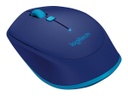 Logitech M535 - Ratón - óptico - 4 botones - inalámbrico - Bluetooth 3.0 - azul