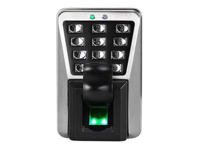 ZKTeco  - MA500 - Dispositivo Standalone de Huella Digital - Lectura de huellas digitales y tarjetas RFID - PULL SDK firmware - Carcasa de metal - IP65 resistente al agua y al polvo - Capacidad de huellas dactilares: 3,000 - Capacidad de la tarjeta de identificación: 30,000 - Capacidad de registro: 100,000 - Comunicación: TCP / IP, RS485 - Interfaz de control de acceso para cerradura eléctrica, sensor de puerta, alarma, botón de salida - Entrada y salida Wiegand