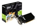 MSI GT 710 1GD3H LP - Tarjeta gráfica - GF GT 710 - 1 GB DDR3 - PCIe 2.0 x16 perfil bajo - DVI, D-Sub, HDMI