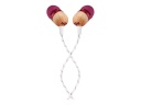 House of Marley Smile Jamaica - Auriculares internos con micro - en oreja - cableado - conector de 3,5 mm - aislamiento de ruido - púrpura