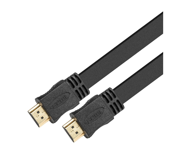 Xtech - Video / audio cable - HDMI - FLAT - 25 pies