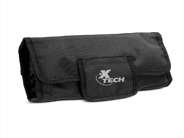 Xtech - accessory case - Polyester - Black - 11 compartimientos