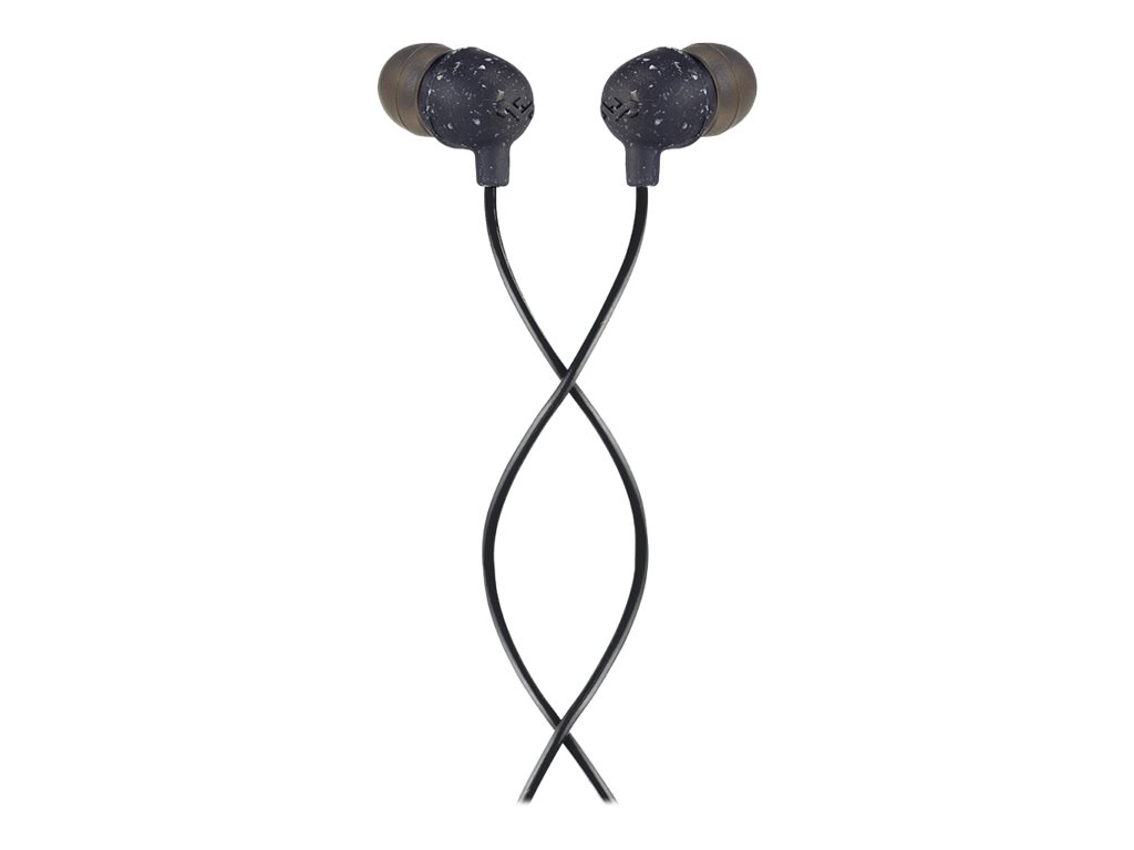 House of Marley Little Bird - Auriculares internos con micro - en oreja - conector de 3,5 mm - aislamiento de ruido - negro