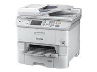 Epson WorkForce Pro WF-6590DWF - Impresora multifunción - color - chorro de tinta - 279.4 x 431.8 mm (original) - A4/Legal (material) - hasta 22 ppm (copiando) - hasta 24 ppm (impresión) - 580 hojas - 33.6 Kbps - USB 2.0, Gigabit LAN, Wi-Fi(n), NFC, host USB 2.0