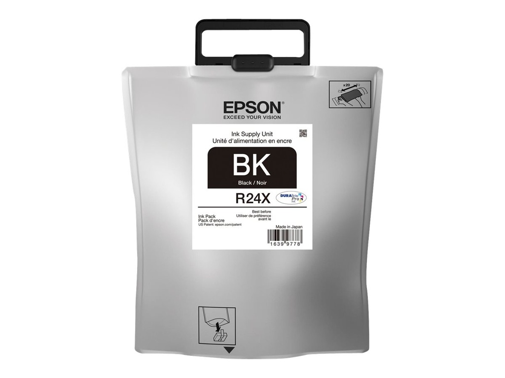 Epson R24X - Extra High Capacity - negro - original - paquete de tinta - para WorkForce Pro WF-R8590, WF-R8590 D3TWFC, WF-R8590DTWF, WF-R8590DTWFL