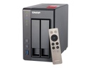 QNAP TS-251+ - Servidor NAS - 2 compartimentos - SATA 6Gb/s - RAID 0, 1, JBOD - RAM 2 GB - Gigabit Ethernet - iSCSI