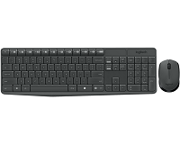 Logitech - Set Teclado y mouse - Inalámbrico - USB