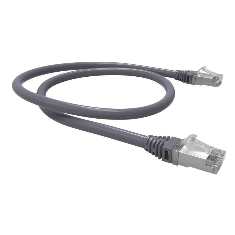 Furukawa - Patch cord - CAT.6A - Blindado - LSZH - F/UTP - Gris - 1 metro