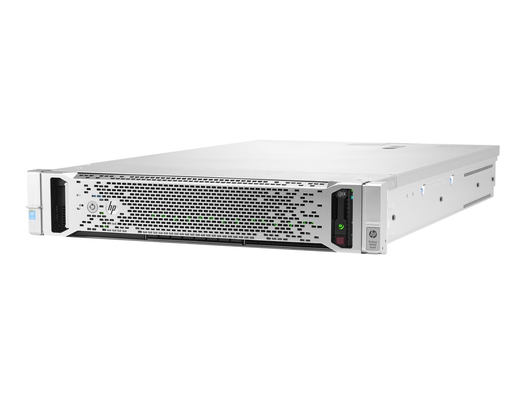 HPE ProLiant DL560 Gen9 Base - Servidor - se puede montar en bastidor - 2U - 4 vías - 2 x Xeon E5-4620V4 / 2.1 GHz - RAM 64 GB - SATA/SAS - hot-swap 2.5" bahía(s) - sin disco duro - Matrox G200 - 10 GigE - monitor: ninguno
