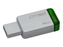 Kingston DataTraveler 50 - Unidad flash USB - 16 GB - USB 3.1 - verde