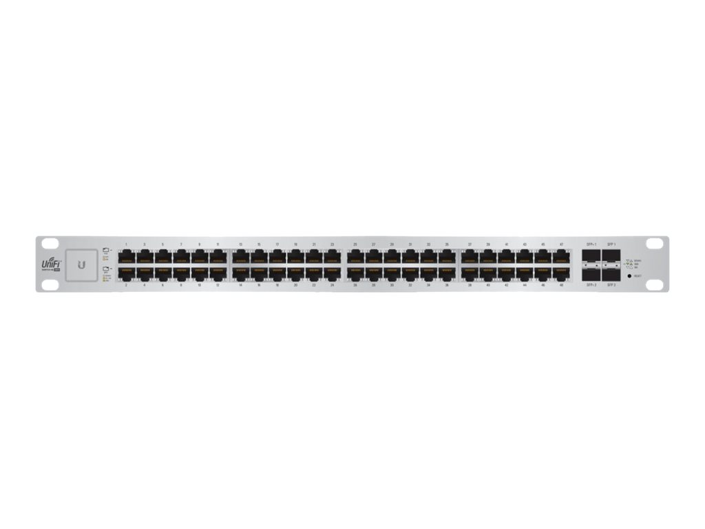 Ubiquiti UniFi Switch US-48-750W - Conmutador - Gestionado - 48 x 10/100/1000 (PoE+) + 2 x 10 Gigabit SFP+ + 2 x Gigabit SFP - montaje en rack - PoE+