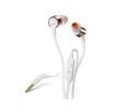 JBL T210 - Auriculares internos con micro - en oreja - cableado - conector de 3,5 mm - gris