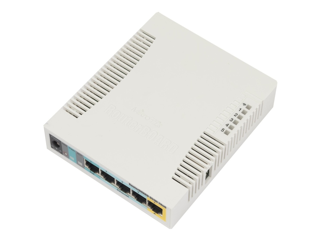 MikroTik RouterBOARD RB951UI-2HND - Punto de acceso inalámbrico - 100Mb LAN - Wi-Fi - 2.4 GHz