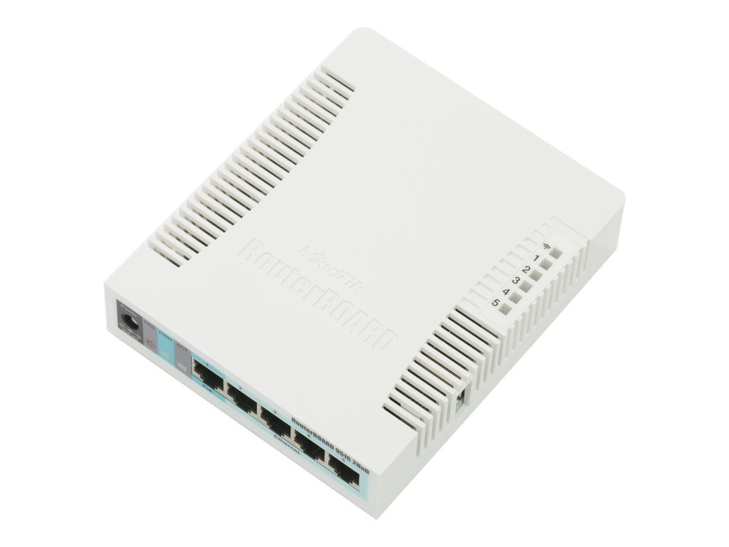 MikroTik RouterBOARD RB951G-2HnD - Punto de acceso inalámbrico - GigE - Wi-Fi - 2.4 GHz