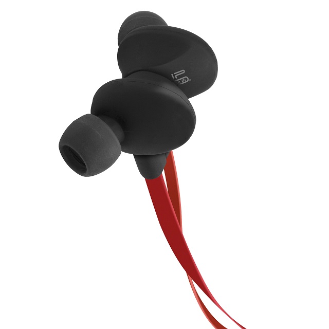 Klip Xtreme - Headset - Para Cellular phone / Para Computer / Para PC multimedia / Para Portable electronics - Wireless - BT4.1 Athletik Red