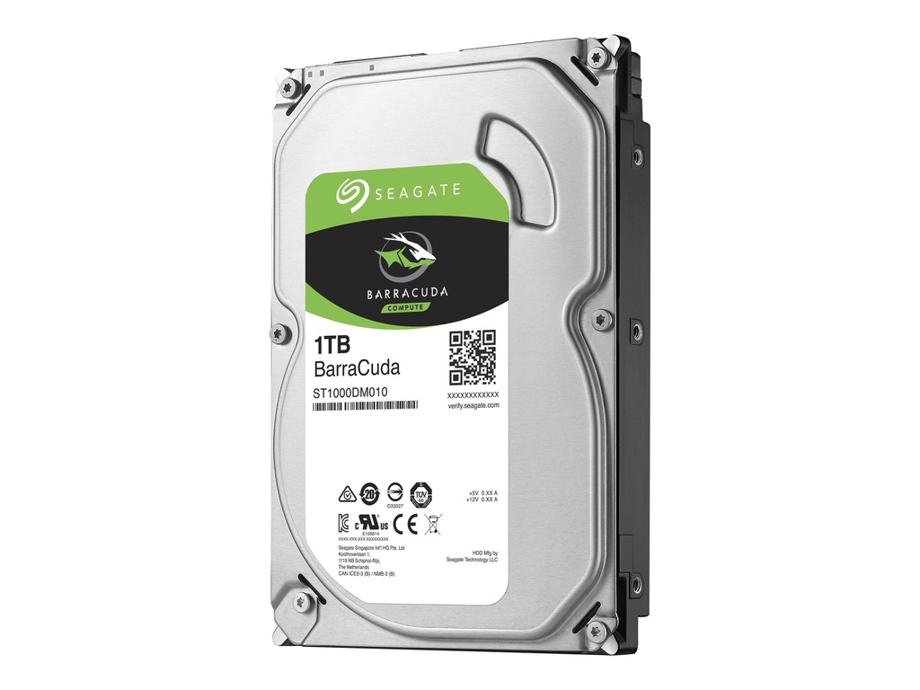 Seagate Barracuda ST1000DM010 - Disco duro - 1 TB - interno - 3.5" - SATA 6Gb/s - 7200 rpm - búfer: 64 MB