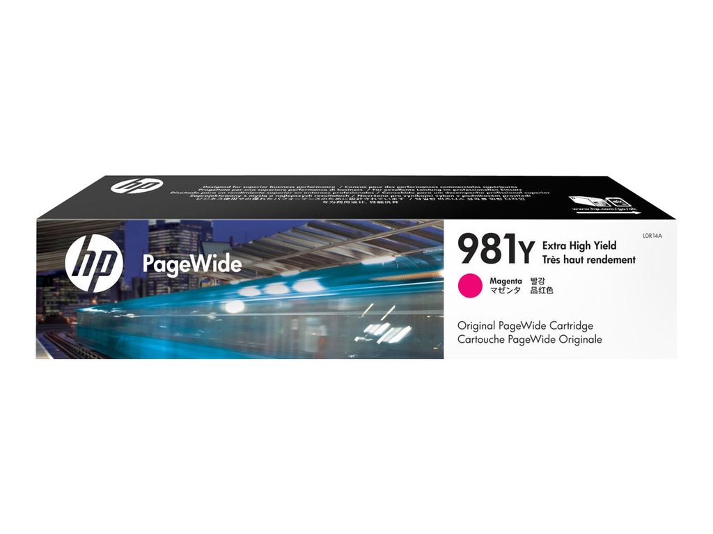 HP 981Y - 185 ml - Rendimiento extra alto - magenta - original - PageWide - cartucho de tinta - para PageWide Enterprise Color MFP 586; PageWide Managed Color E55650