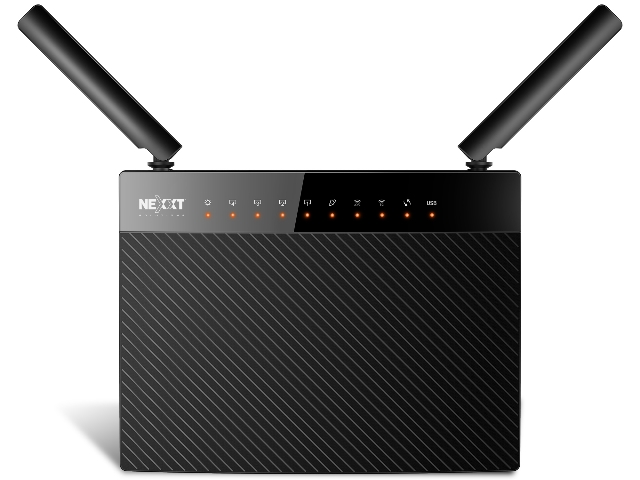 Nexxt Acrux 1200-AC - Enrutador inalámbrico - conmutador de 4 puertos - GigE - 802.11a/b/g/n/ac - Doble banda