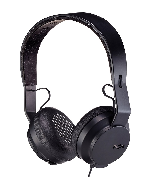 House of Marley Rebel BT - Auriculares con diadema con micro - en oreja - Bluetooth - inalámbrico - negro