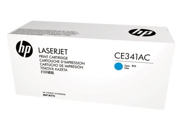 HP 651A - Cián - original - LaserJet - cartucho de tóner (CE341A) Contract - para LaserJet Enterprise 700; LaserJet Managed MFP M775fm, MFP M775zm