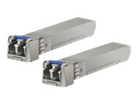 Ubiquiti U Fiber - Módulo de transceptor SFP+ - 10 GigE - modo simple LC - hasta 10 km - 1310 nm (paquete de 2)