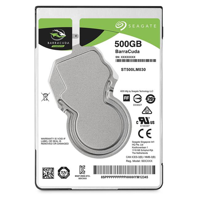 Seagate ST500LM030 - Disco duro - 500GB  - interno - 2.5" - SATA 3 - 5400 rpm - 128MB 