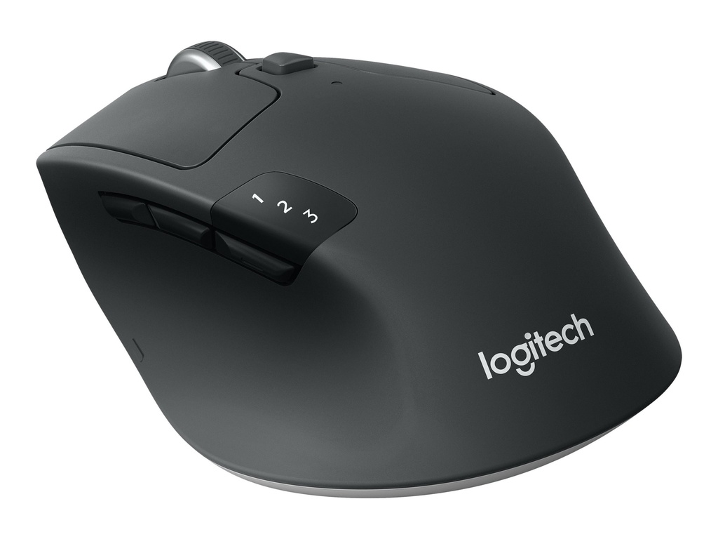 Logitech Triathlon M720 - Ratón - óptico - 8 botones - inalámbrico - Bluetooth, 2.4 GHz - receptor inalámbrico USB