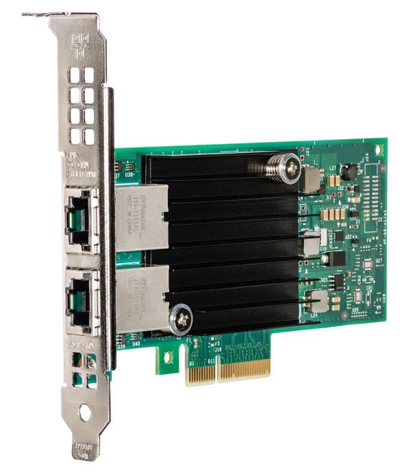 Intel X550-T2 - Adaptador de red - PCIe x8 perfil bajo - 10Gb Ethernet x 2 - para ThinkAgile HX2320 Appliance; VX3320 Appliance